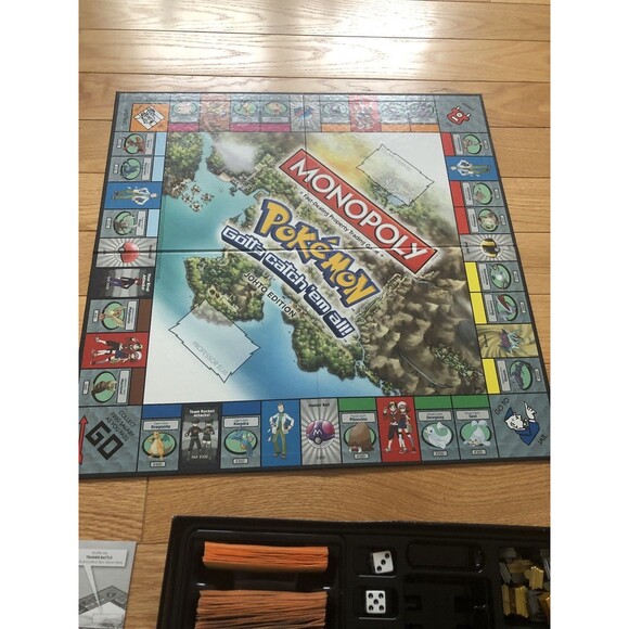 Monopoly Pokemon 'Gotta Catch'em All!' Johto Edition Game 100% Complete Nintendo - Picture 3 of 9